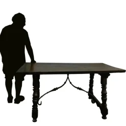 Outlet Pamono Spanish Walnut Table, 17th Century