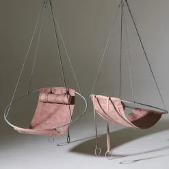 Pamono Special Edition Sling Hanging Swing Chair in Sage Green from Studio Stirling><noscript><img width=