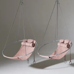 Pamono Special Edition Sling Hanging Swing Chair in Sage Green from Studio Stirling><noscript><img width=
