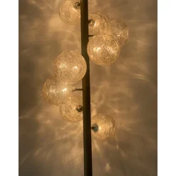Pamono Spheres with Gold Murano Glass Burnished Floor Lamp by Simoeng><noscript><img width=