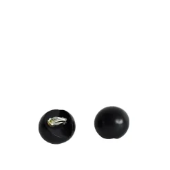 Online Pamono Spherical Black Ear-Clips in Ebony from Monies, Denmark, 2000s, Set of 2