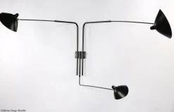 New Pamono Spider 5 Still Arms Sconce by Serge Mouille