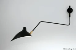 New Pamono Spider 5 Still Arms Sconce by Serge Mouille