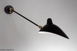 New Pamono Spider 5 Still Arms Sconce by Serge Mouille