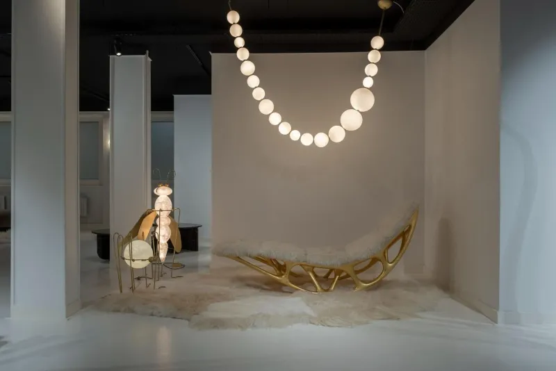Pamono Spider Floor Lamp Sculpture by Vincent Darré and Ludovic Clément d'Armont