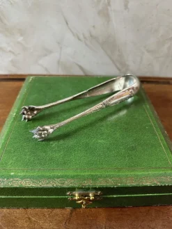 Pamono Spoon & Tongs Box, 1900, Set of 13><noscript><img width=