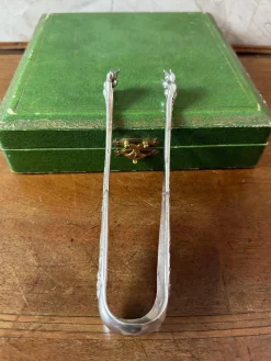 Pamono Spoon & Tongs Box, 1900, Set of 13><noscript><img width=