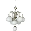 Pamono Sputnik Chandelier attributed to Jaroslav Bejvl for Kamenický Šenov, 1940s> Ceiling Lights