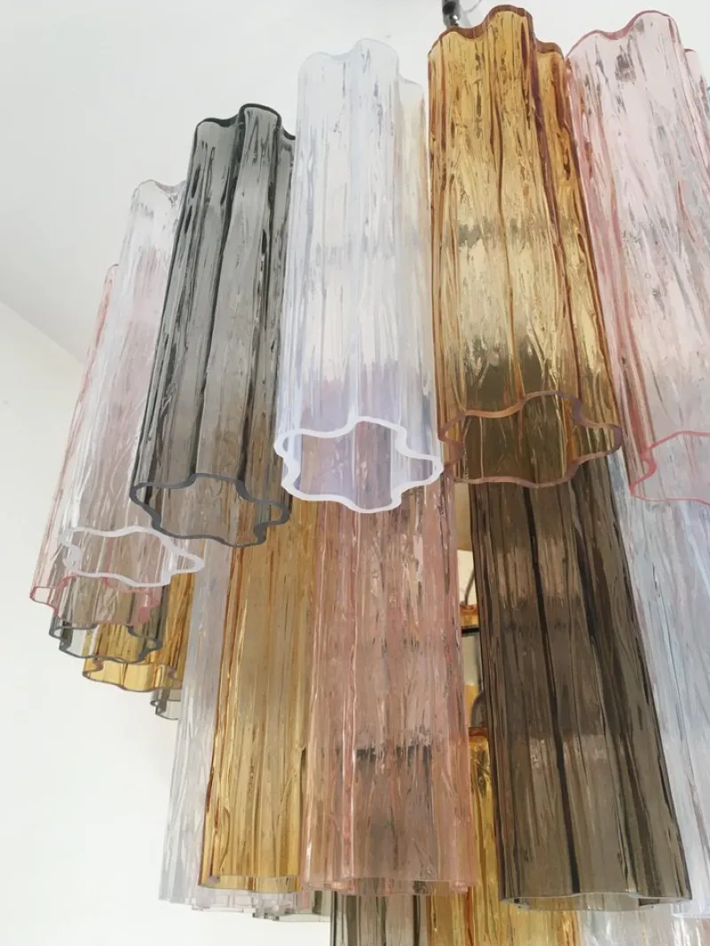 Pamono Sputnik Chandelier in Murano Glass from Simoeng