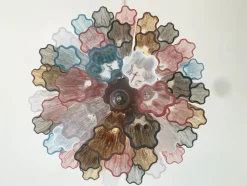 Pamono Sputnik Chandelier in Murano Glass from Simoeng