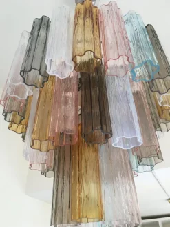 Pamono Sputnik Chandelier in Murano Glass from Simoeng