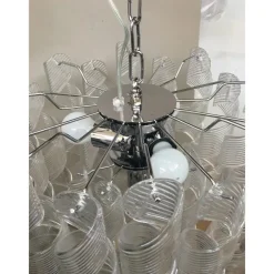 Pamono Sputnik Chandelier with Swirling Italian Glass by Simoeng><noscript><img width=