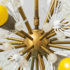 Pamono Sputnik Flocon 12-Light Chandelier, 1960s><noscript><img width=