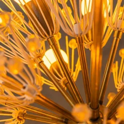 Pamono Sputnik Flocon 12-Light Chandelier, 1960s><noscript><img width=