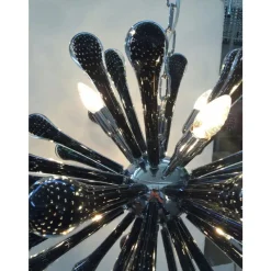 Pamono Sputnik Pendant with Black Drops with Bubbles Inside by Simoeng> Ceiling Lights