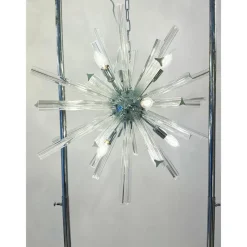 Pamono Sputnik Triedro Murano Glass Pendant by Simoeng><noscript><img width=