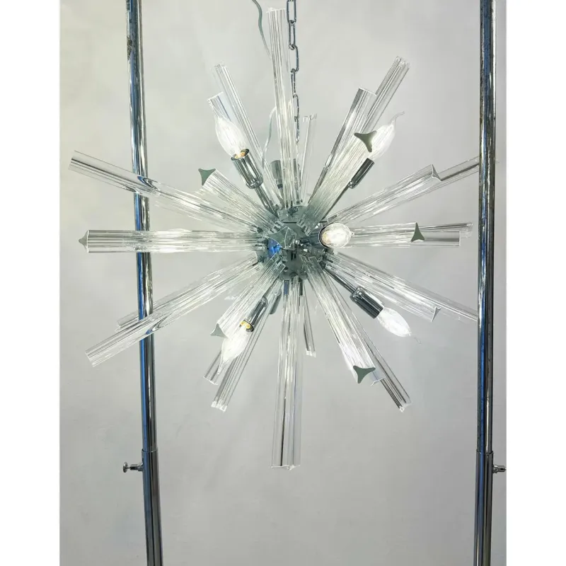 Pamono Sputnik Triedro Murano Glass Pendant by Simoeng> Ceiling Lights