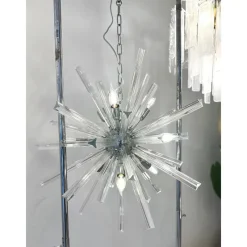 Pamono Sputnik Triedro Murano Glass Pendant by Simoeng><noscript><img width=