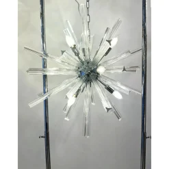 Pamono Sputnik Triedro Murano Glass Pendant by Simoeng><noscript><img width=