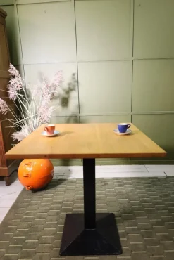 Pamono Square Bistro Table in Beech><noscript><img width=