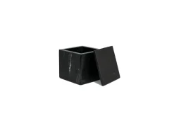 Pamono Square Black Marble Box from FiammettaV Home Collection> Trunks, Crates & Baskets