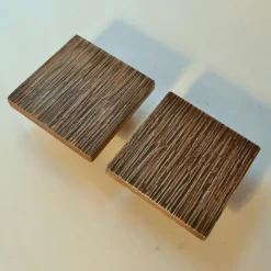 Pamono Square Bronze Push and Pull Door Handles and Letterbox, Set of 3><noscript><img width=