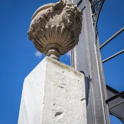 Pamono Square Carrara Marble Pedestals, Set of 2><noscript><img width=