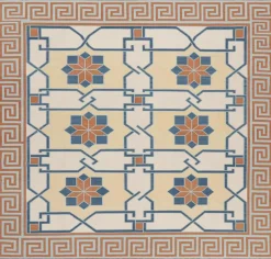 Pamono Square Dhurrie Rug in Cream from R&K Principal Jahanshah Nazmiyal> Carpets & Textiles|Carpets & Textiles