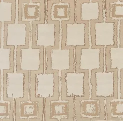 Hot Pamono Square Geometric Rug from R&K Principal Jahanshah Nazmiyal