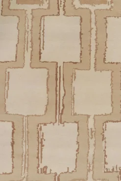 Hot Pamono Square Geometric Rug from R&K Principal Jahanshah Nazmiyal