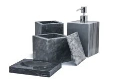 Pamono Square Grey Marble Box from Fiammettav Home Collection><noscript><img width=
