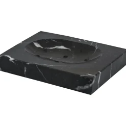 Pamono Square Soap Dish in Black Marquina Marble> Decorative Objects