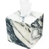 Pamono Square Tissue Box Cover in Paonazzo Marble> Trunks, Crates & Baskets
