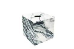 Pamono Square Tissue Box Cover in Paonazzo Marble><noscript><img width=