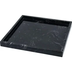 Pamono Squared Black Marquina Marble Tray> Tabletop|Trays