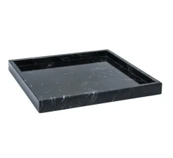 Pamono Squared Black Marquina Marble Tray><noscript><img width=