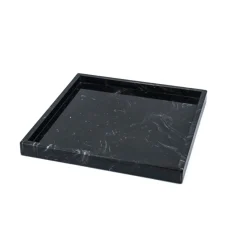 Pamono Squared Black Marquina Marble Tray from FiammettaV Home Collection> Tabletop|Trays