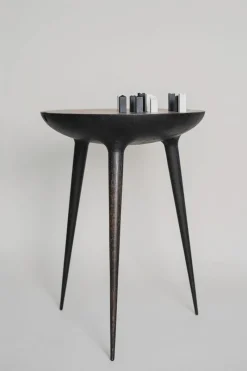Clearance Pamono 21st Century Trojan Chess Table & Set in Black