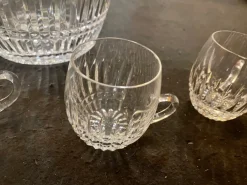 Pamono St Louis Crystal Punch Service with Bowl and Ladle, Set of 6><noscript><img width=