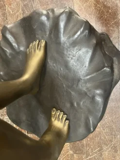 New Pamono St. Monk, Large Sculpture of a Standing Naked Woman, 1980s, Bronze