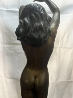 New Pamono St. Monk, Large Sculpture of a Standing Naked Woman, 1980s, Bronze