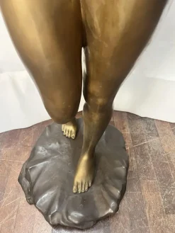 New Pamono St. Monk, Large Sculpture of a Standing Naked Woman, 1980s, Bronze