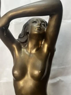 New Pamono St. Monk, Large Sculpture of a Standing Naked Woman, 1980s, Bronze