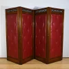 Discount Pamono 1st Part 20th Century Screen with 4 Leaves in Mahogany, 1920s