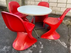 Discount Pamono Stackable Casalino Childrens Chairs by Alexander Begge for Casala, 1970s, Set of 5