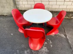 Discount Pamono Stackable Casalino Childrens Chairs by Alexander Begge for Casala, 1970s, Set of 5