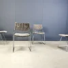 Pamono Stackable Dining Chairs by Rudi Verelst for Novalux, 1970s, Set of 4> Side Chairs & Dining Chairs