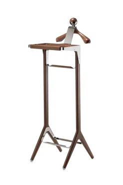 Online Pamono Stainless Steel & American Black Walnut Classical Valet Stand by Honorific