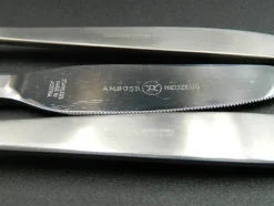 New Pamono Stainless Steel Cutlery for Nine People by Helmut Alder for Amboss, 1960s, Set of 59