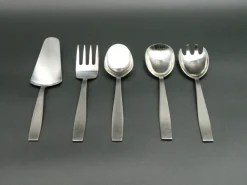New Pamono Stainless Steel Cutlery for Nine People by Helmut Alder for Amboss, 1960s, Set of 59